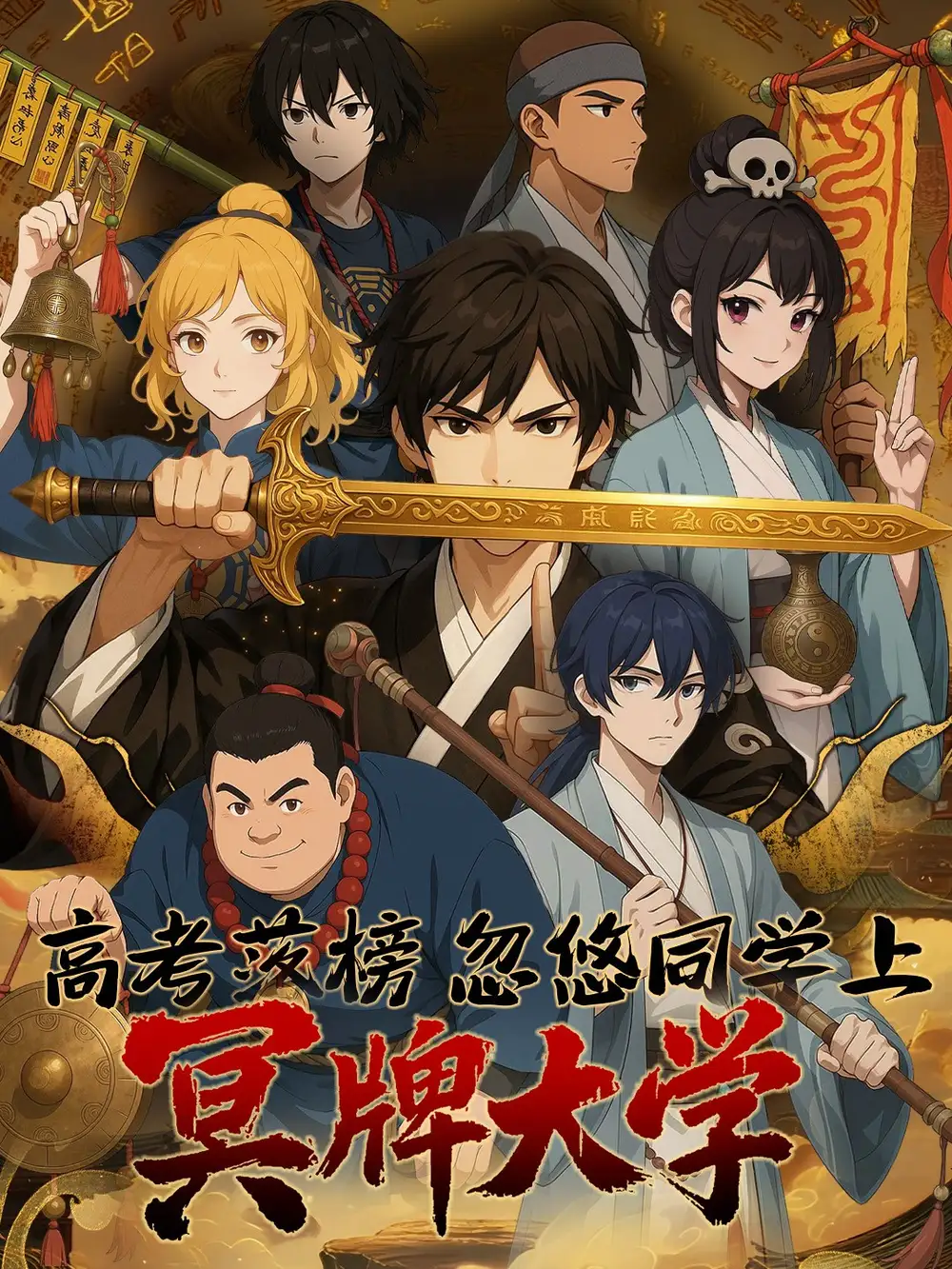 短剧《高考落榜忽悠同学上冥牌大学》正片完整版免费在线观看全集