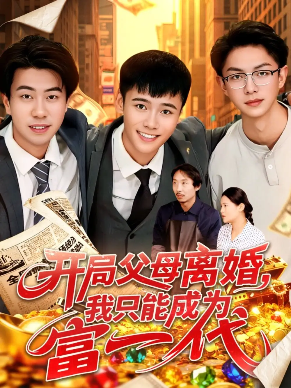 短剧《开局父母离婚，我只能成为富一代》正片完整版免费在线观看全集