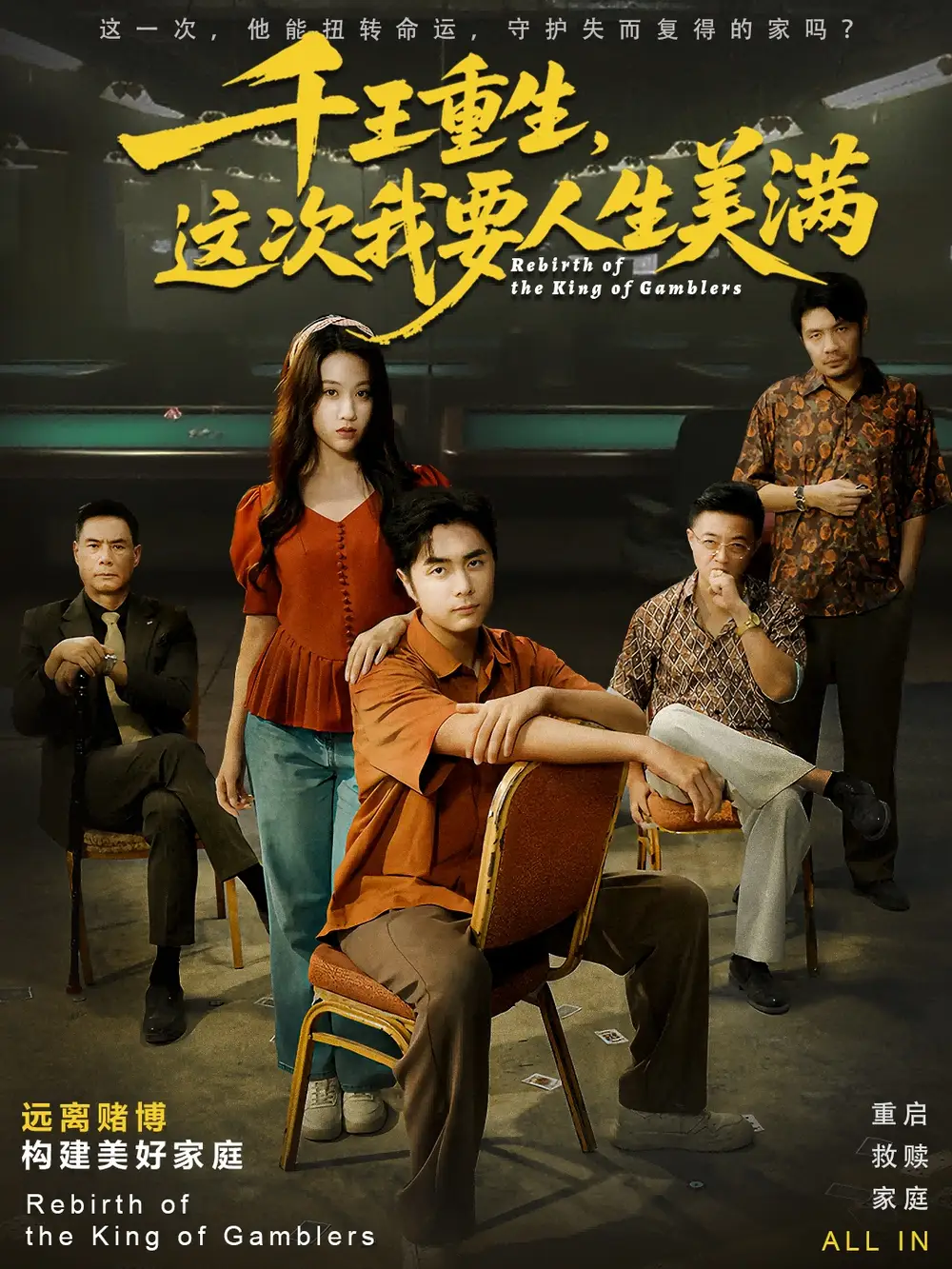 短剧《千王重生，这次我要人生美满＆重回九零：掌牌局护妻女》正片完整版免费在线观看全集